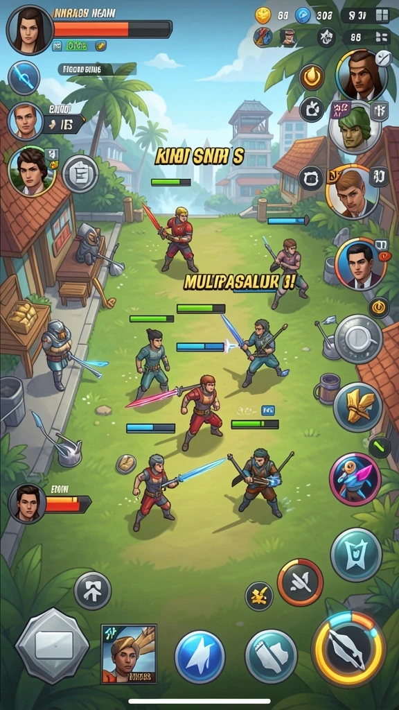 bokedomino - Fitur multiplayer yang memungkinkan bermain bersama teman.