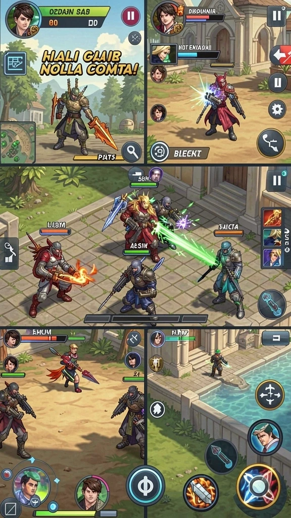 gatotkaca123 - Gameplay seru saat melawan musuh di berbagai level.